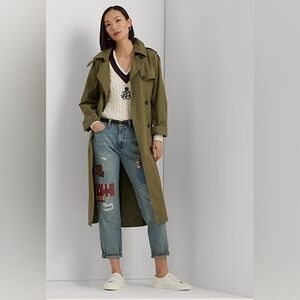 Lauren Ralph Lauren Women’s Patchwork Relaxed Tapered Jeans Sz 2 NWT